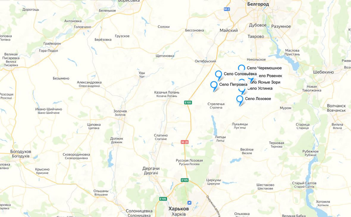 В Белгородской области из-за обстрела без света остались семь сел