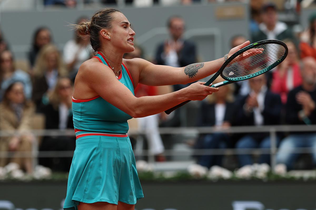 Арина Соболенко в финале игр  «Ролан Гаррос»