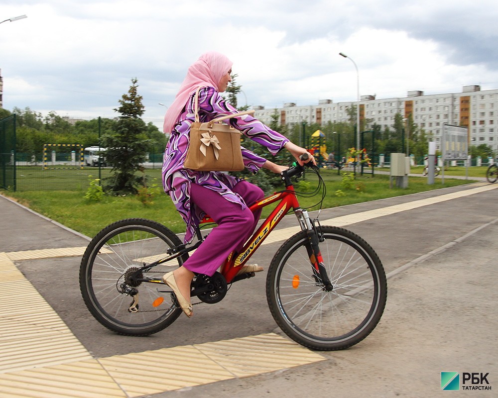 Мусульманский велопробег по мечетям Казани.