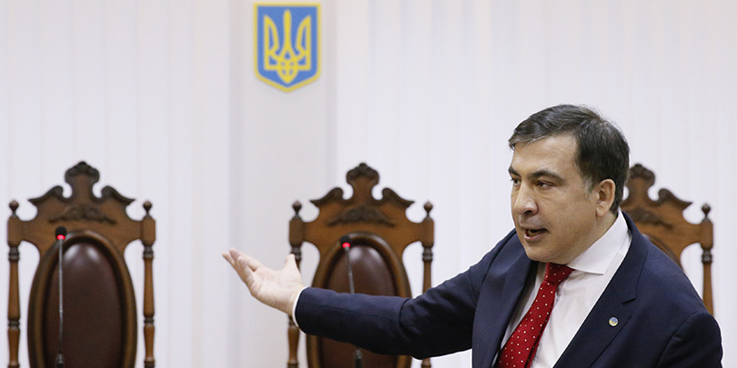 Саакашвили заподозрил Порошенко в незаконном пересечении границы
