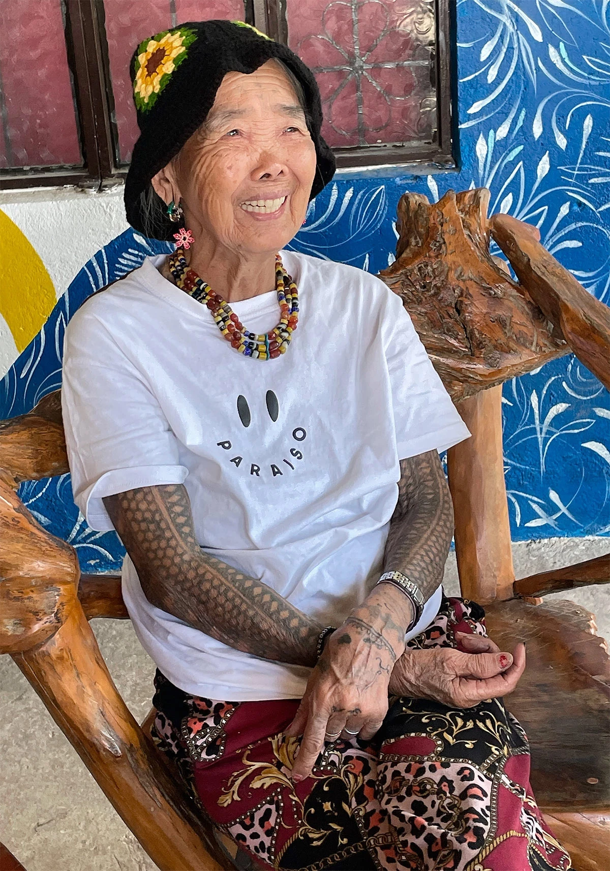 <p>106-летняя тату-мастер с Филиппин Апо Ванг-Од</p>