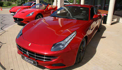 Тест-драйв Ferrari в элитном поселке Millennium Park на Новой Риге