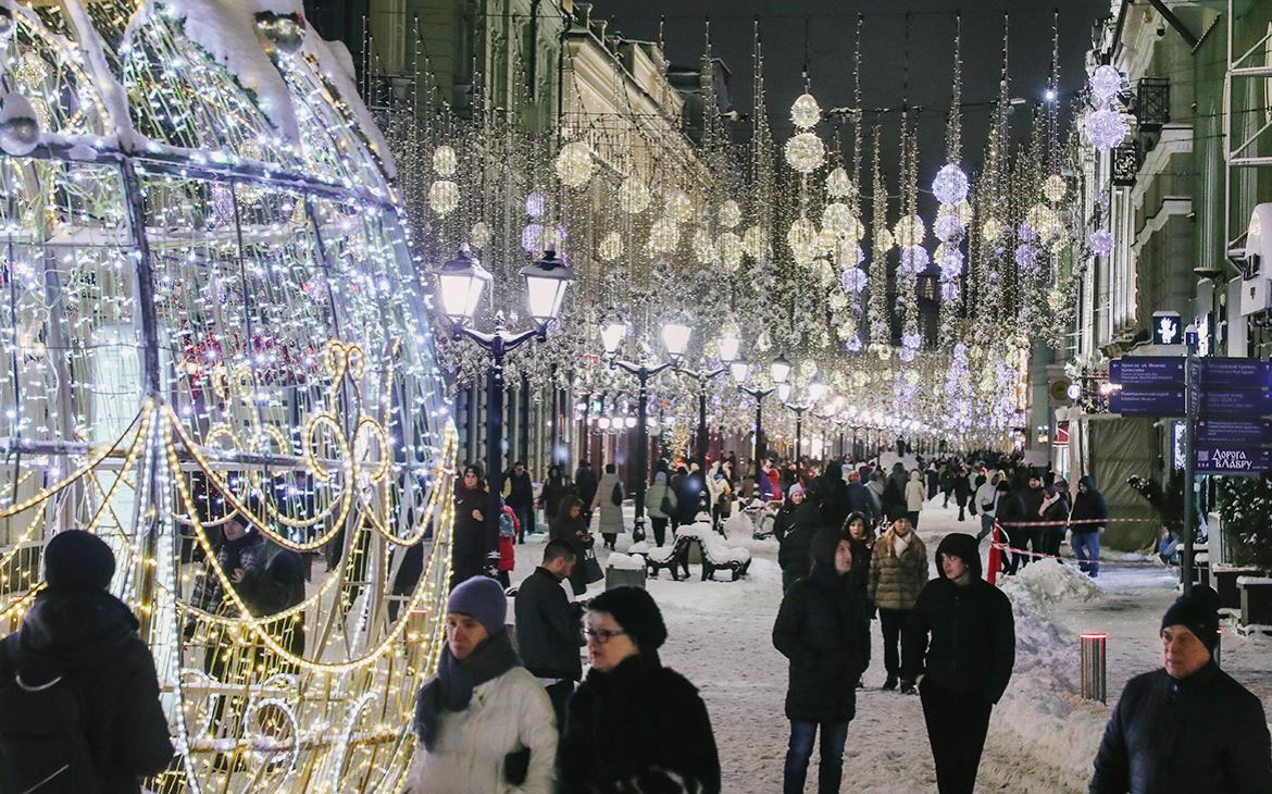 Новогодняя москва где