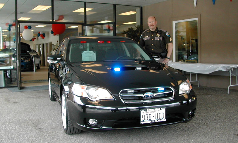 Американские полицейские пересаживаются на Subaru Legacy