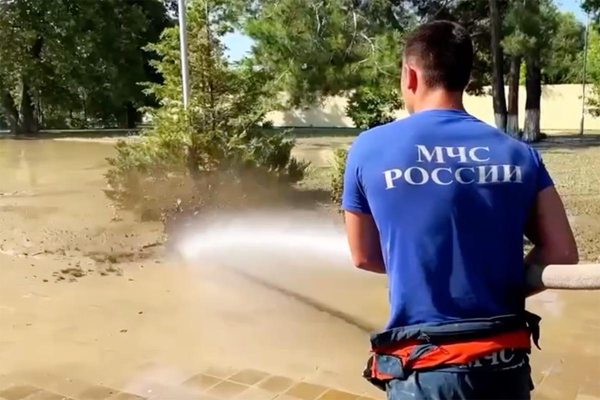 Ликвидация последствий подтоплений в Туапсинском районе Краснодарского края. 04 августа 2025 года