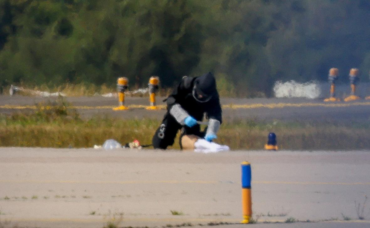 В Германии обезвредили взрывчатку с найденного в аэропорту беспилотника