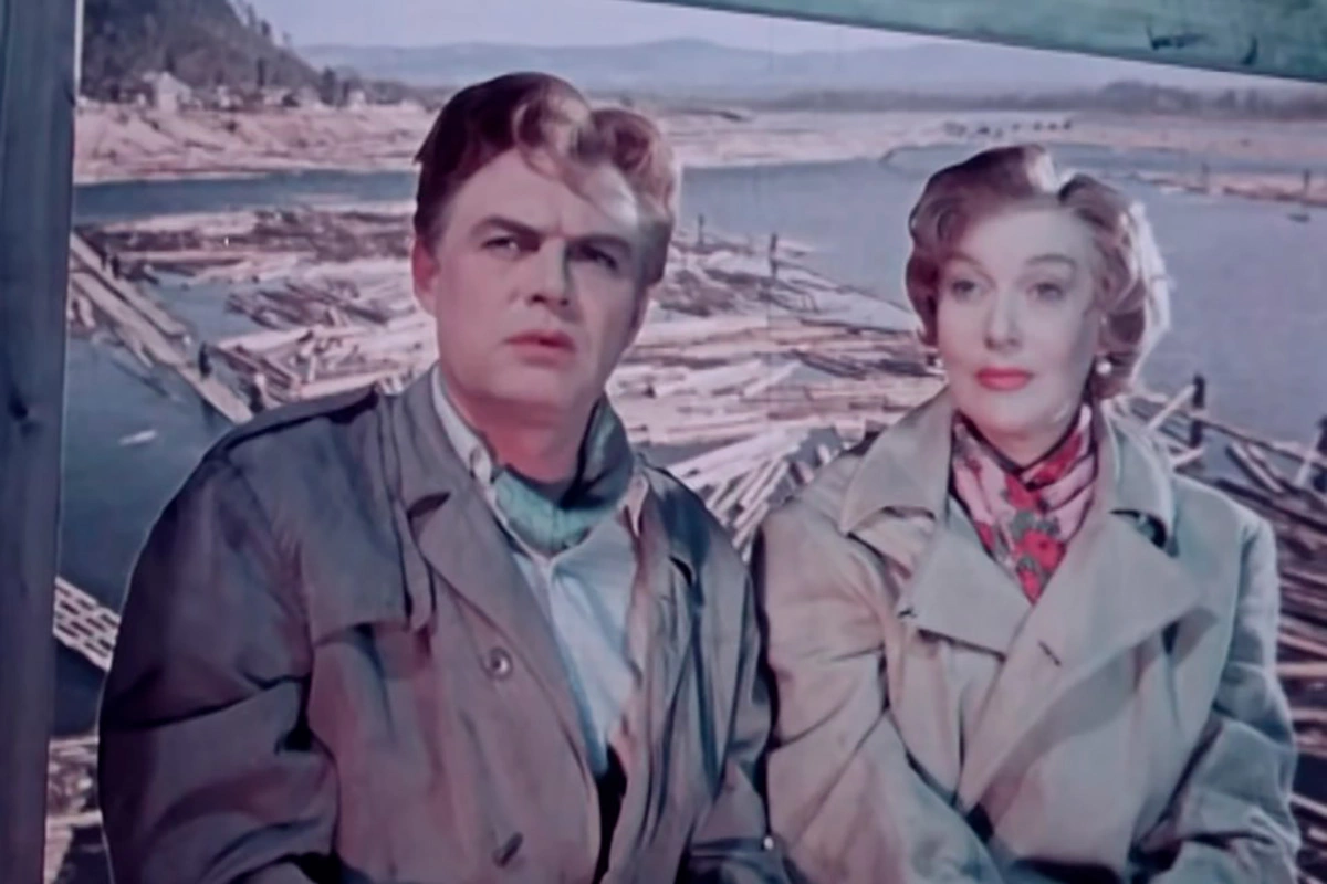 Павел Кадочников и Любовь Орлова в фильме «Русский сувенир» (1970), режиссер Григорий Александров