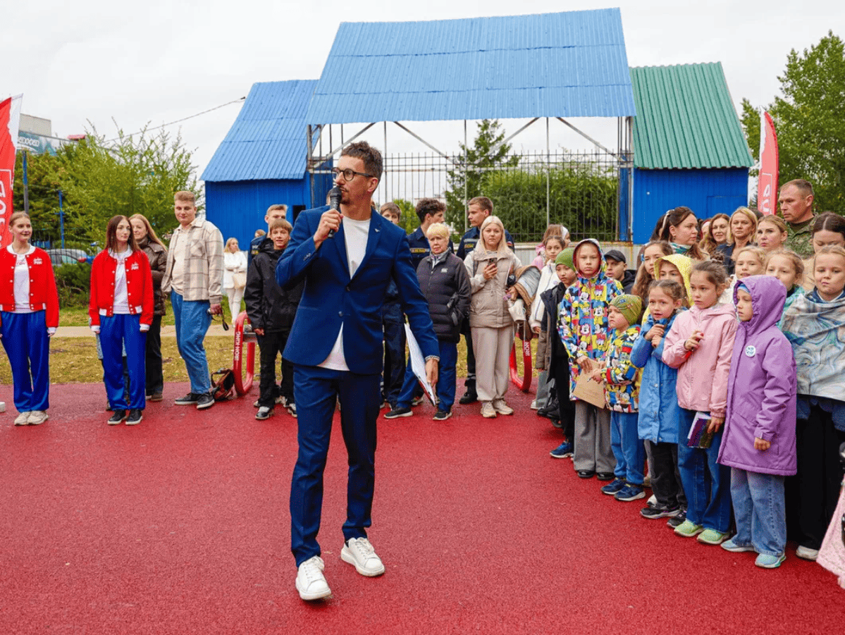 В Курске открыли инклюзивную площадку для занятий спортом