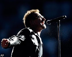 На концерте U2 задержаны волонтеры организации "Гринпис России"