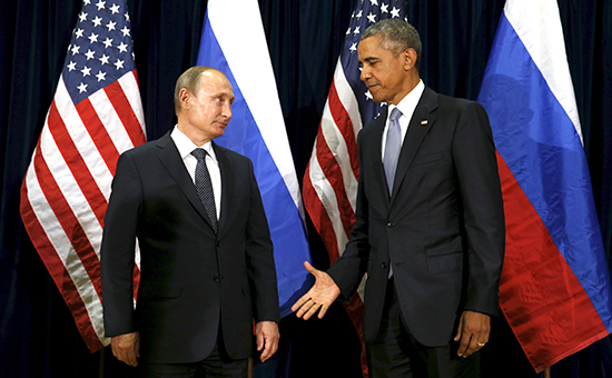 Президент России Владимир Путин и&nbsp;президент США Барак Обама. Архивное фото