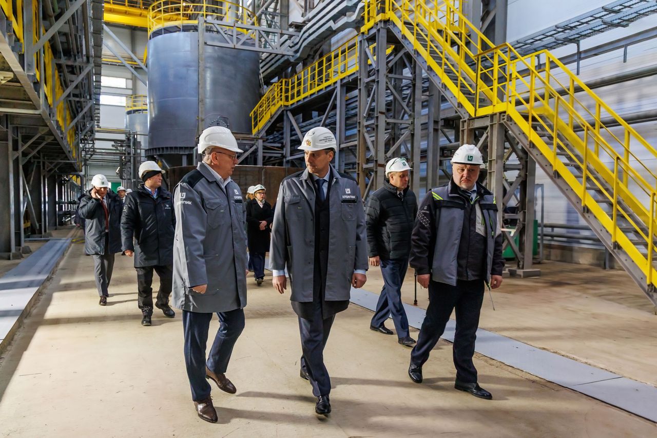На «Хромпике» выполнен предварительный запуск оборудования нового цеха