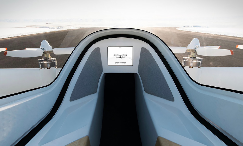 Airbus показал салон летающего такси