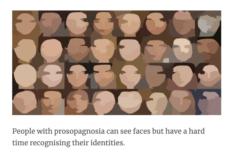 Люди с прозопагнозией видят лица, но испытывают трудности с распознаванием отличительных черт.