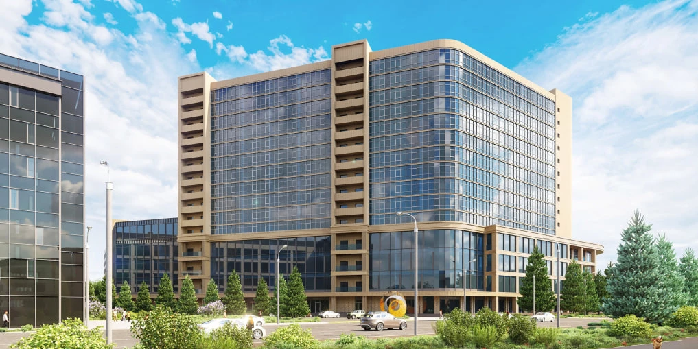 Эскизное предложение капремонта фасада здания «Торгово-офисного центра «Сувар-Плаза» с организацией на первом этаже некапитальных входных групп» (скриншот документации)