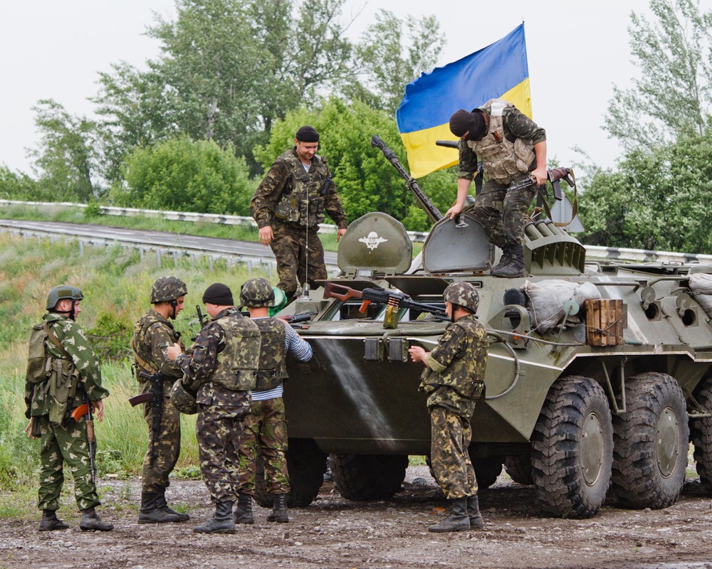 Солдаты Национальной гвардии Украины