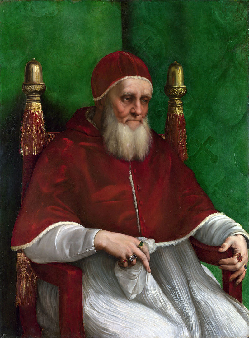 Рафаэль Санти. &laquo;Портрет папы Юлия II&raquo;