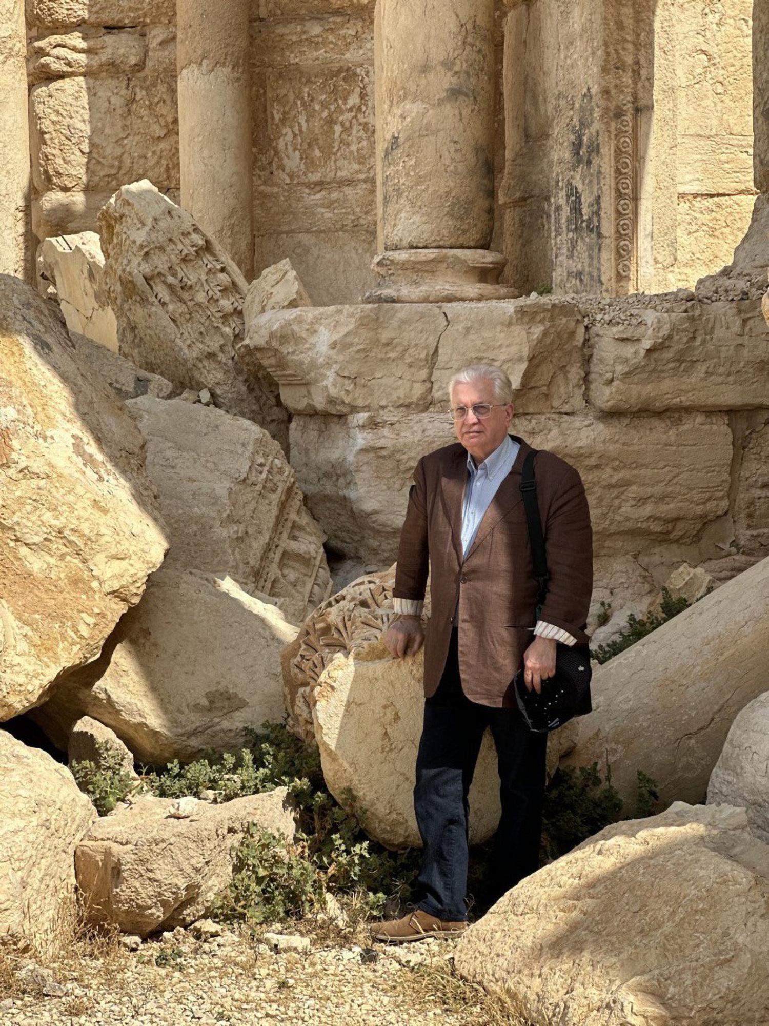 Михаил&nbsp;Пиотровский в Пальмире,&nbsp;2023