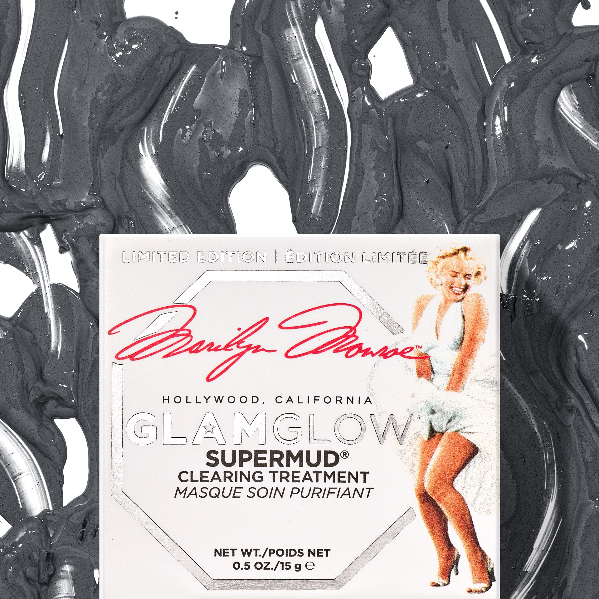 Маска для лица Supermud, лимитированная коллекция Glamglow x Marilyn Monroe, Glamglow