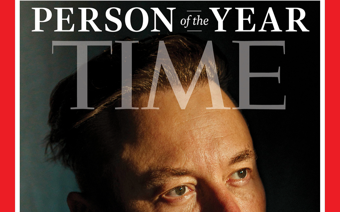 Журнал Time назвал Илона Маска «человеком года»