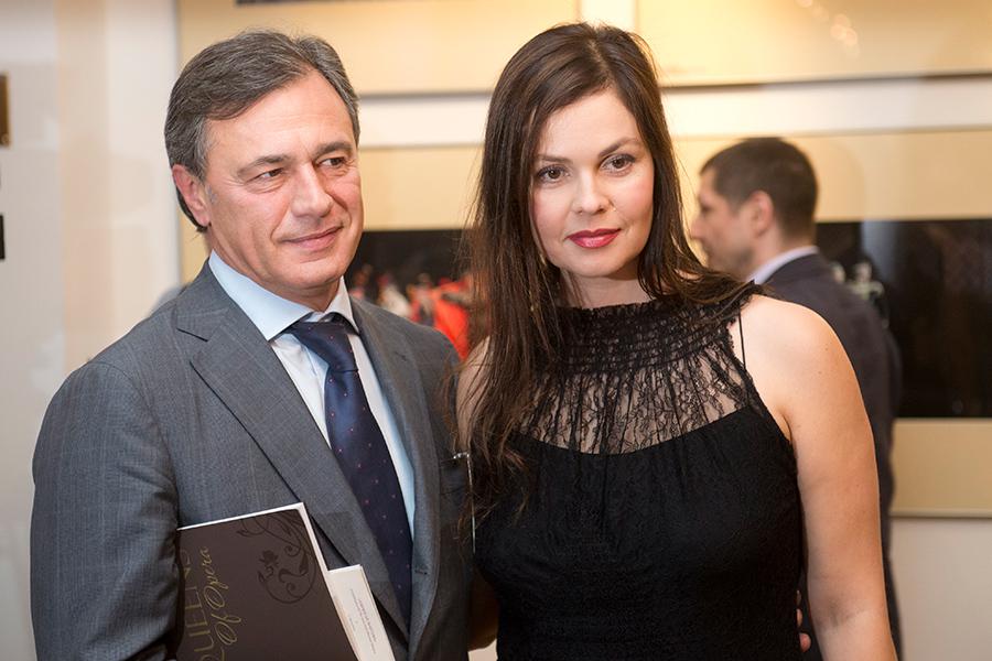 Екатерина Андреева с супругом Душаном Перовичем, 2012 год