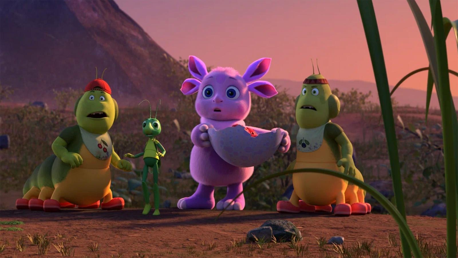 Кадр из анимационного фильма «Лунтик. Возвращение домой»