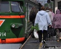 В Петербурге поезд сбил женщину
