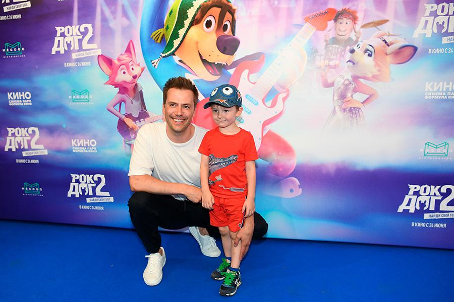 Иван Жидков с сыном Степаном