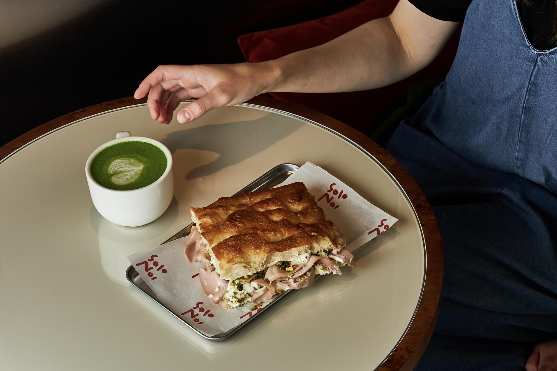 Блюдо из меню фокаччерии Solo Noi