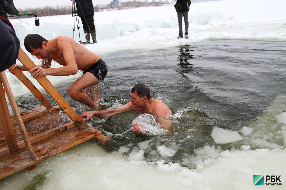 Праздник Крещения Господня на реке Казанка