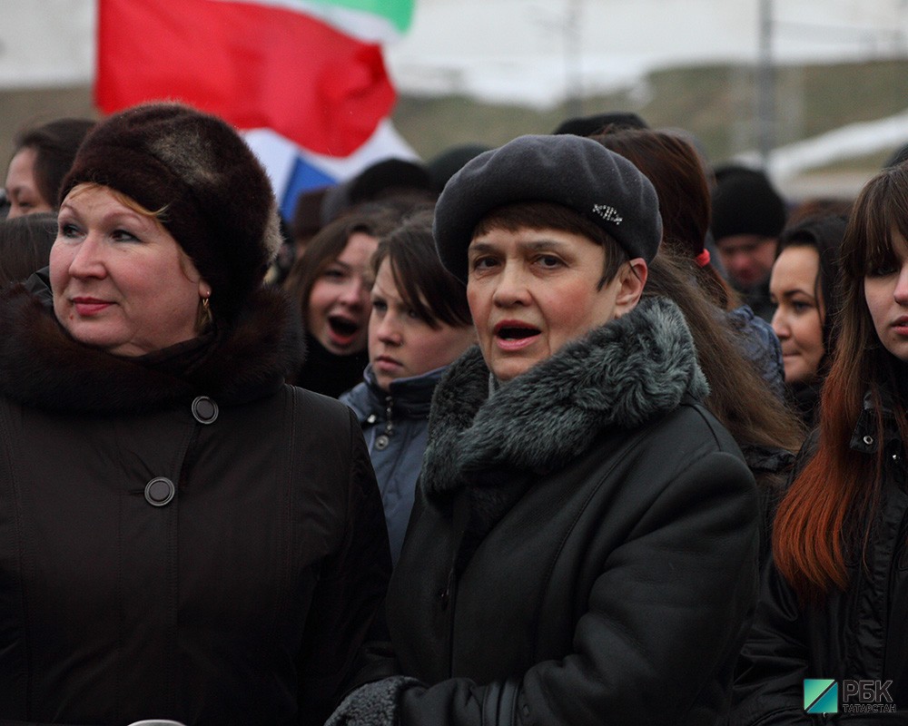 Митинг в поддержку присоединения Крыма.