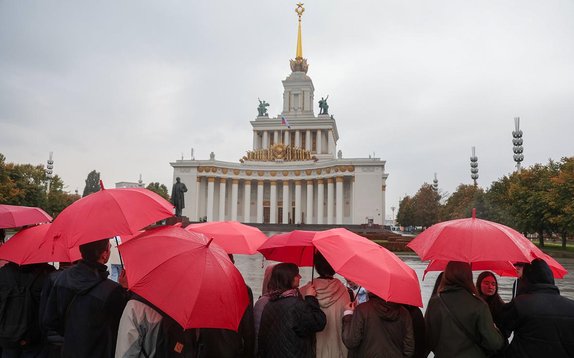 В Москве установилась прохладная и влажная погода