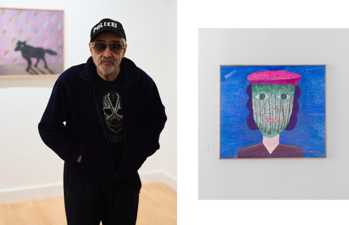 Лев Повзнер, картина «Молчи», 2020. Из серии «Поле Чудес»