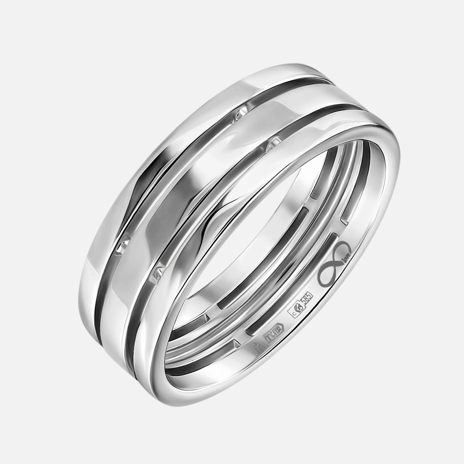 Кольцо из золота «Infinite love Обручальные кольца»