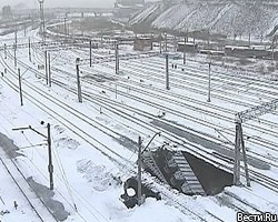 Станция Березники закрыта из-за провала грунта под железной дорогой