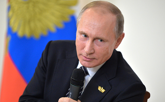 Президент России Владимир Путин на&nbsp;пресс-конференции по&nbsp;итогам встречи лидеров стран БРИКС
