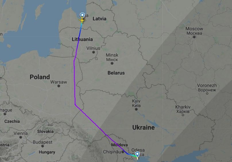 Латвийская airBaltic отказалась от полетов над Белоруссией
