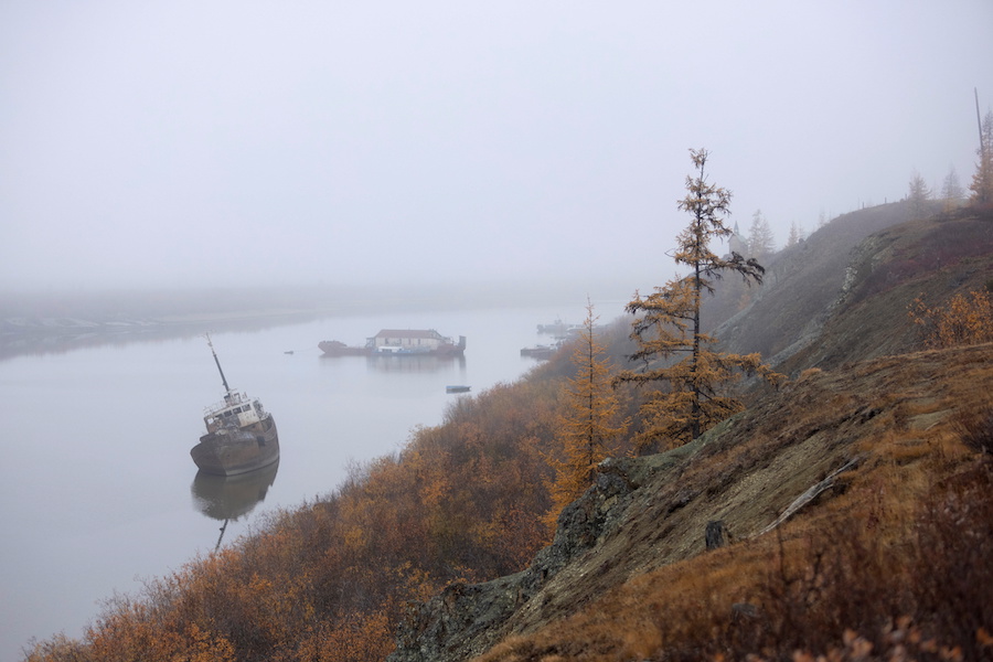 Берег Колымы в районе научной станции Зимовых
