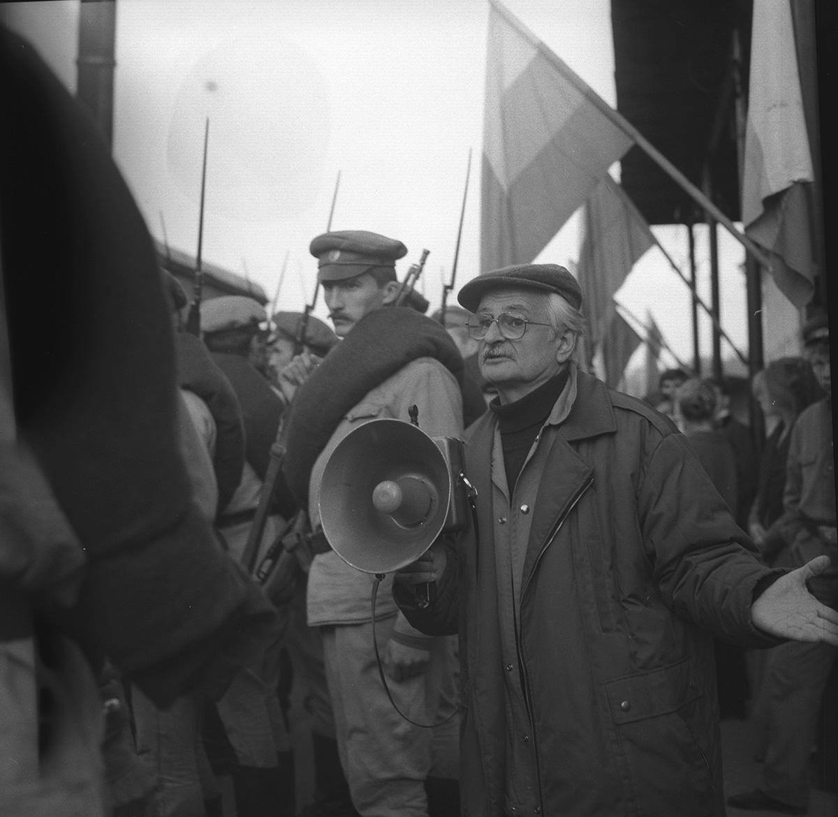Кадр со съемок фильма «Бесконечность»