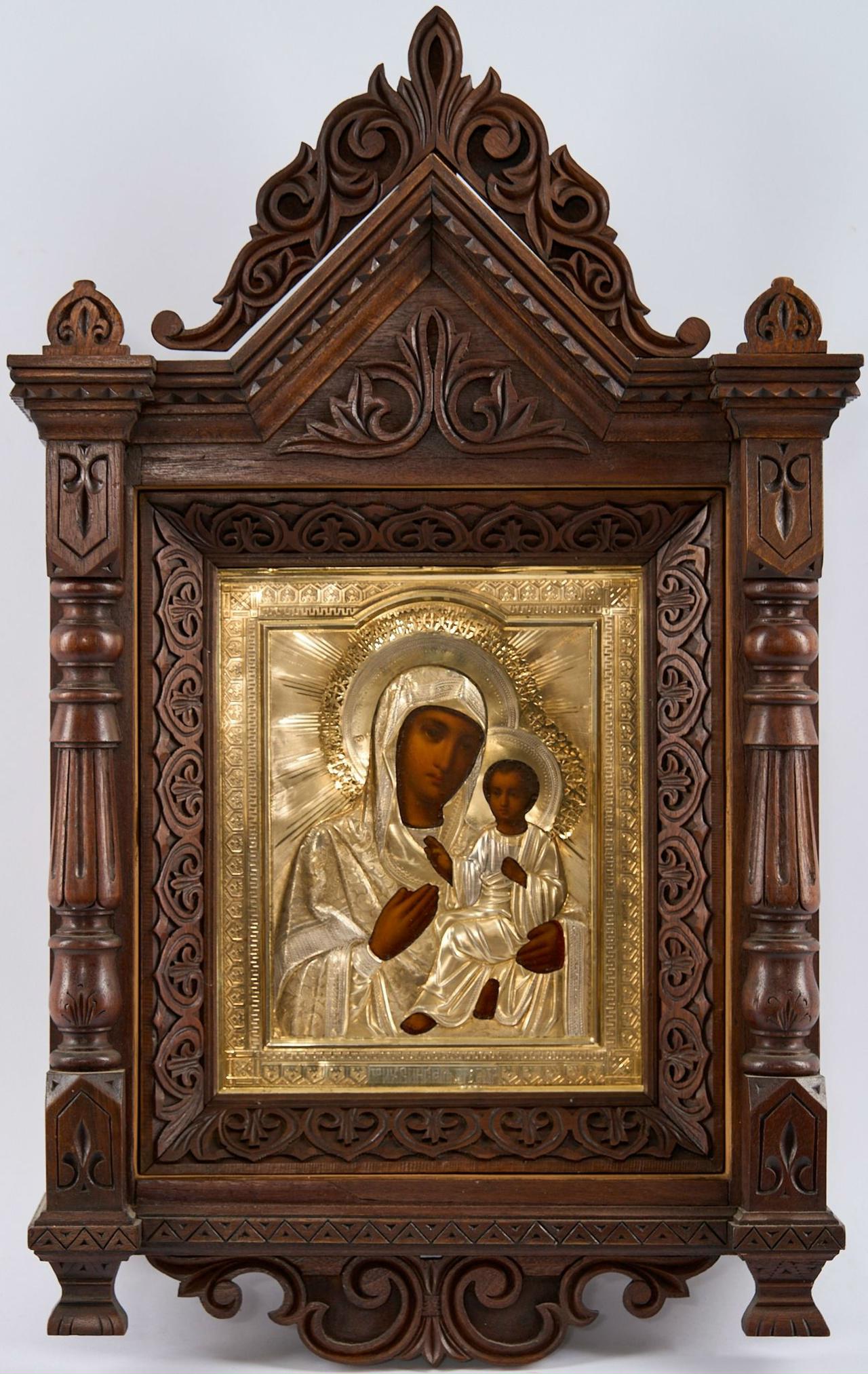 Икона «Богоматерь Тихвинская», конец XIX в.