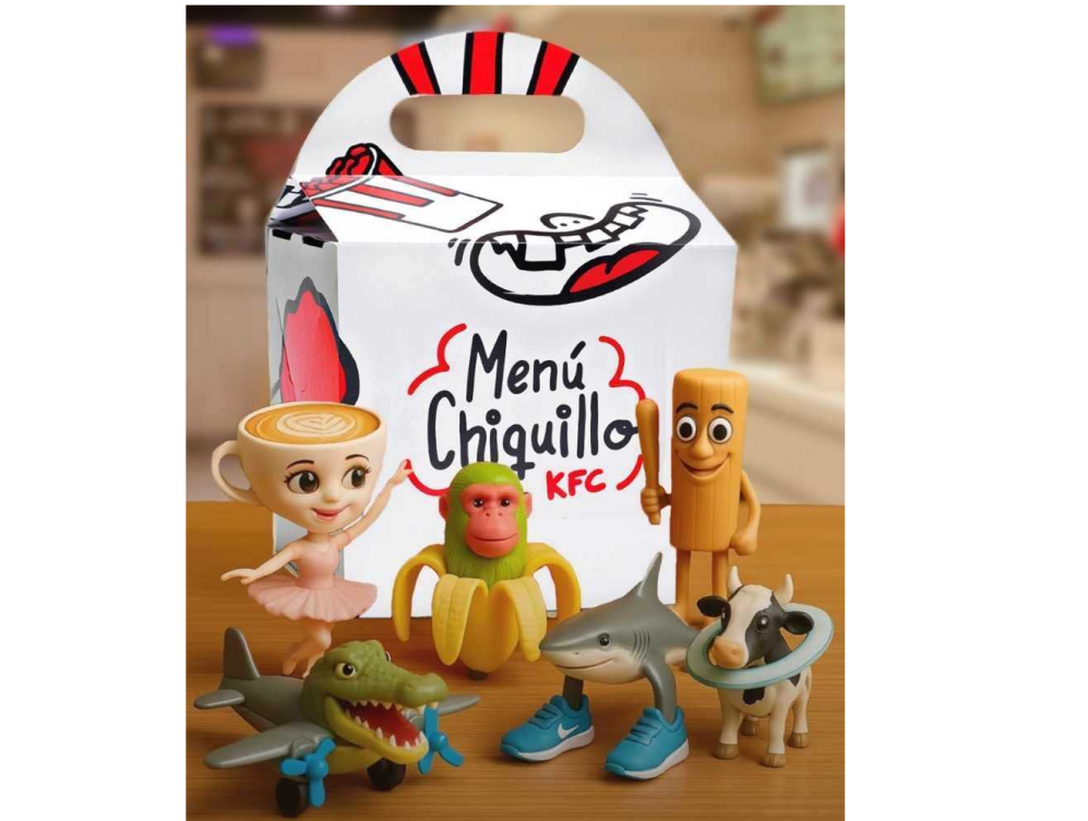 KFC-комбо с ИИ-персонажами