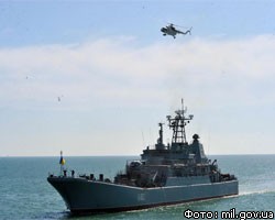 На украинском десантном корабле во время учений взорвались снаряды