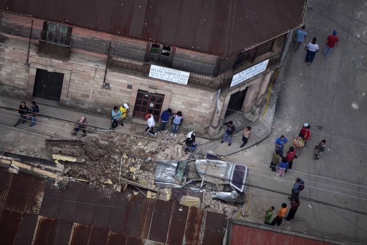 Мощное землетрясение в Гватемале 