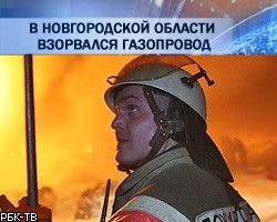 Взрыв на магистральном газопроводе в Новгородской области