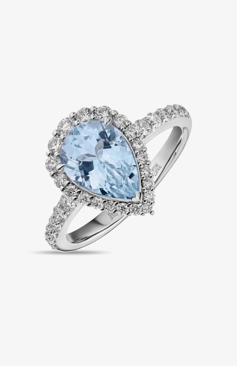 Кольцо с аквамарином и бриллиантами, Miuz Diamonds, 299 950 руб. (miuz.ru)