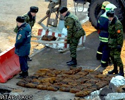 Найденные в Москве боеприпасы доставили на полигон для ликвидации