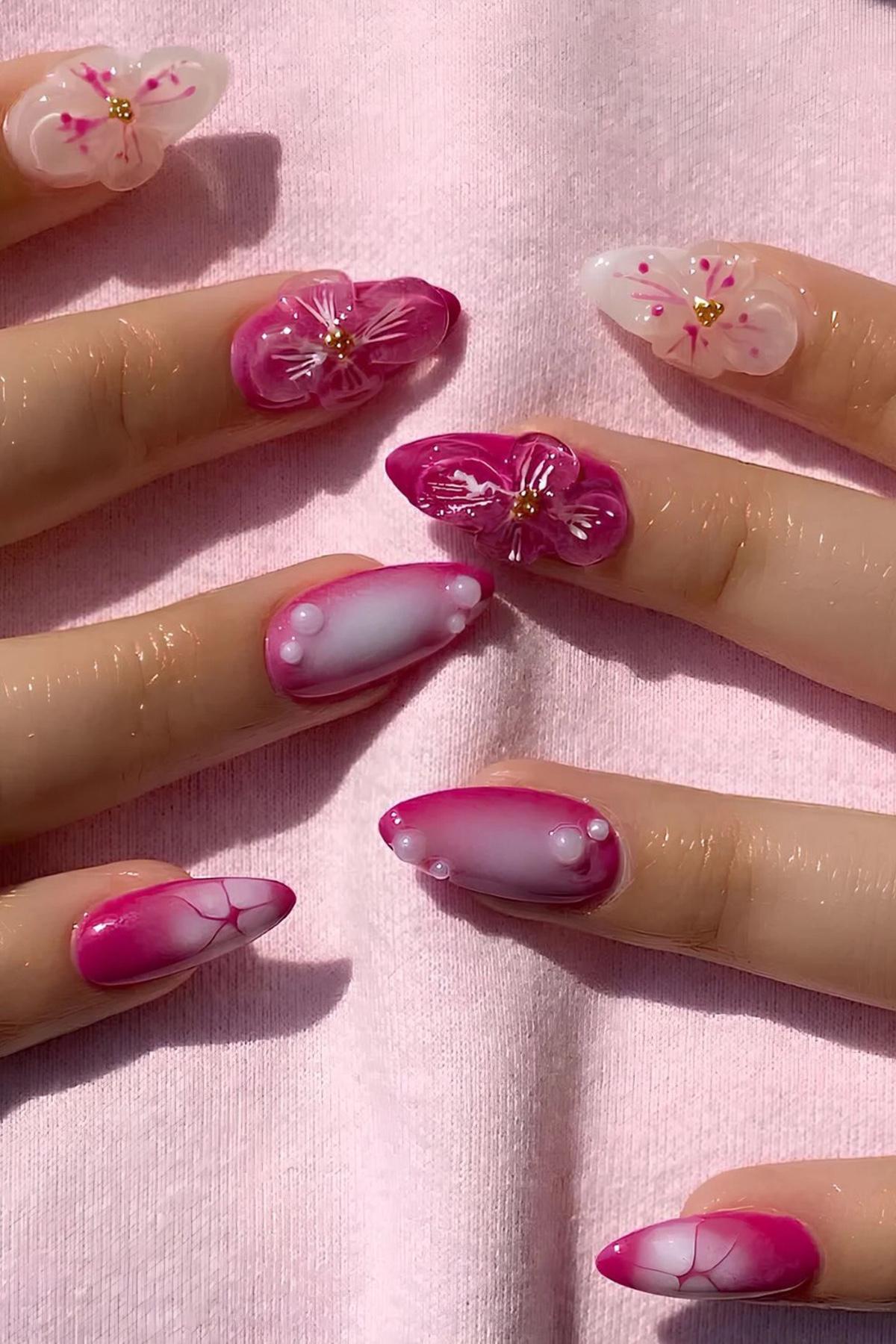 Длинные ногти &mdash; холст для творчества мастера