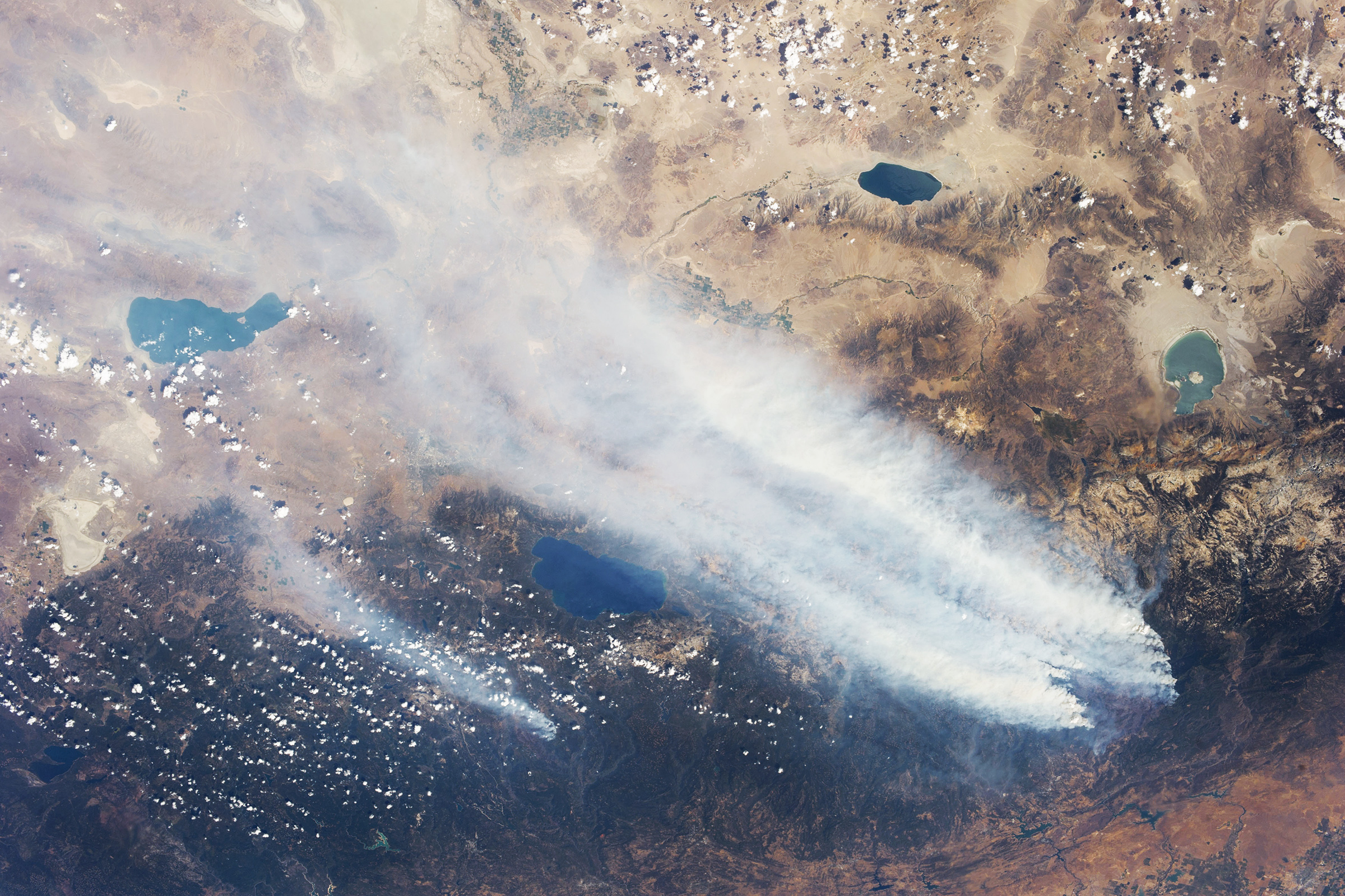 Август 2016 года. Калифорния, США. Лесные пожары
