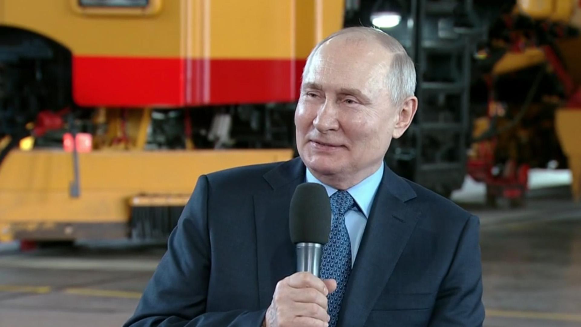 Путин посетил завод «Тулажелдормаш»
