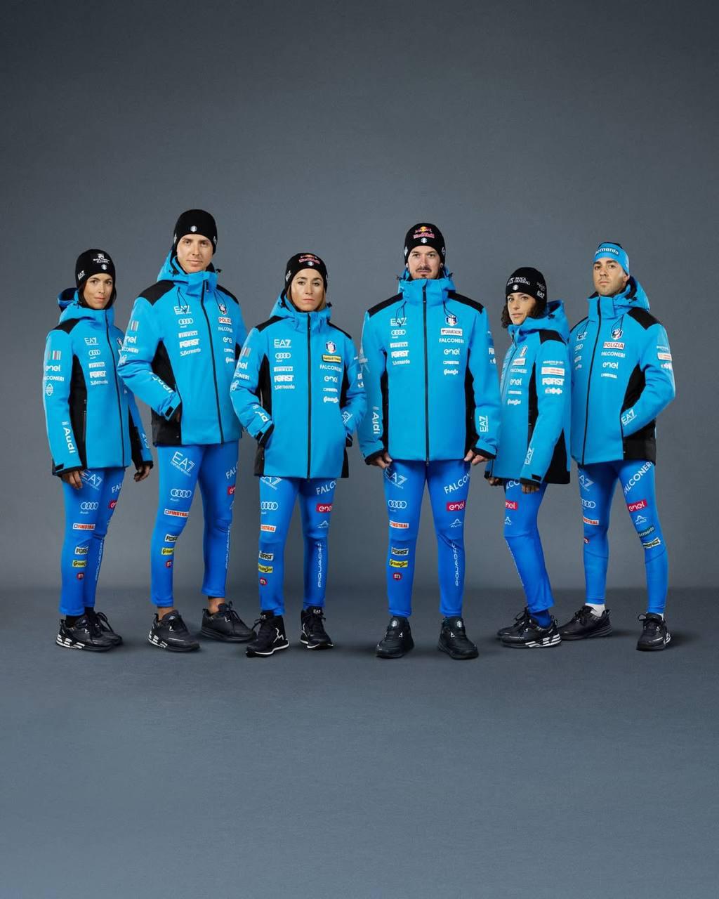 Форма спортсменов Олимпийской сборной Италии