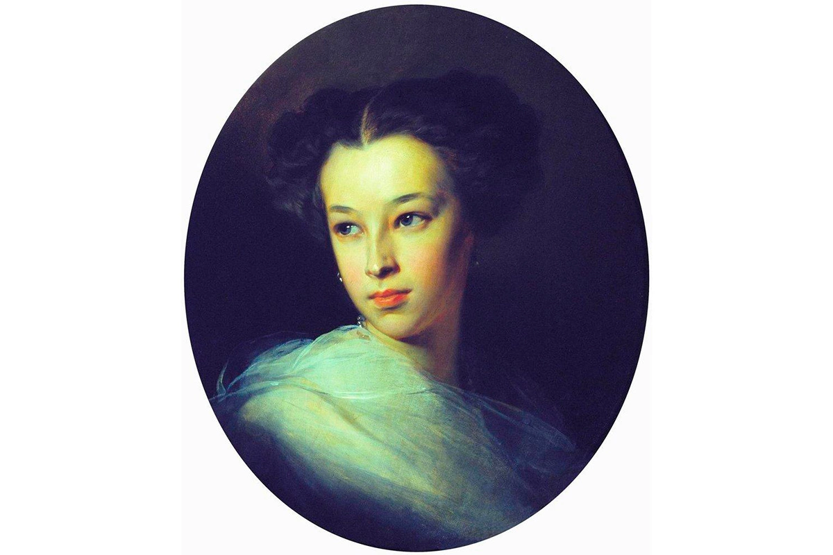 Наталья Пушкина. На портрете И.К. Макарова (1849)